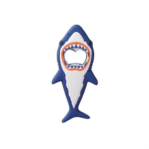 Flexible Rubber Shark Bottle Opener