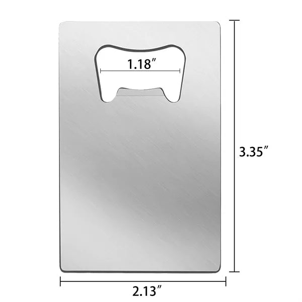 Stainless Steel Credit Card Bottle Opener