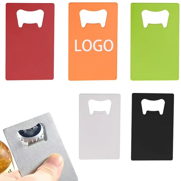 Stainless Steel Credit Card Bottle Opener