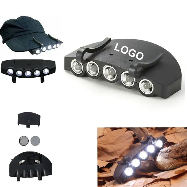 5-LED Hat Clip Light