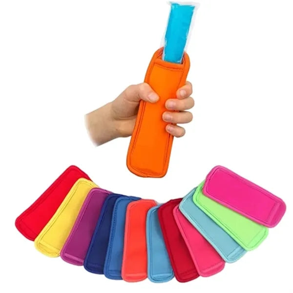 Neoprene Popsicle Holders Bags Colorful Ice Sleeves