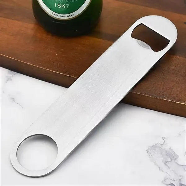 Stainless Steel Natural Wood Handle Bottle Opener
