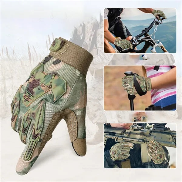 Touch Screen Camouflage Tactical Gloves