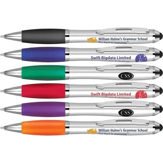 Cucurbit style pen with rubber touch