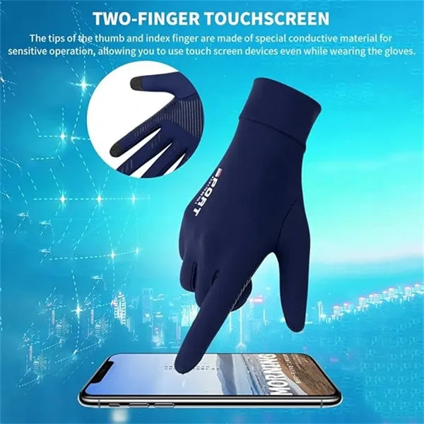 Sun Protection UV Gloves For Woman Man Ice Silk Full Finger