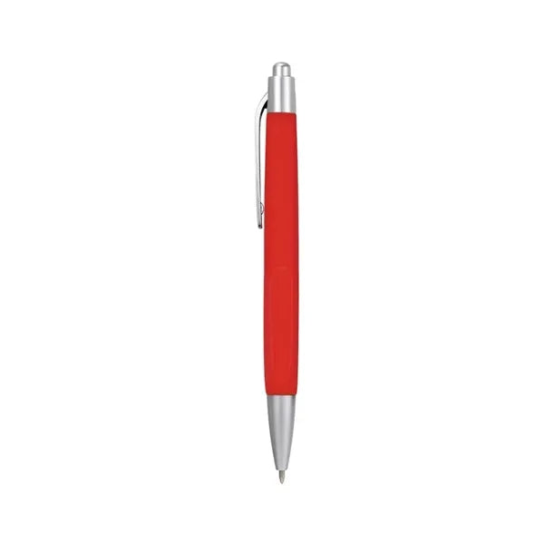 Colored Rubberized Sleek Ballpoint Pens
