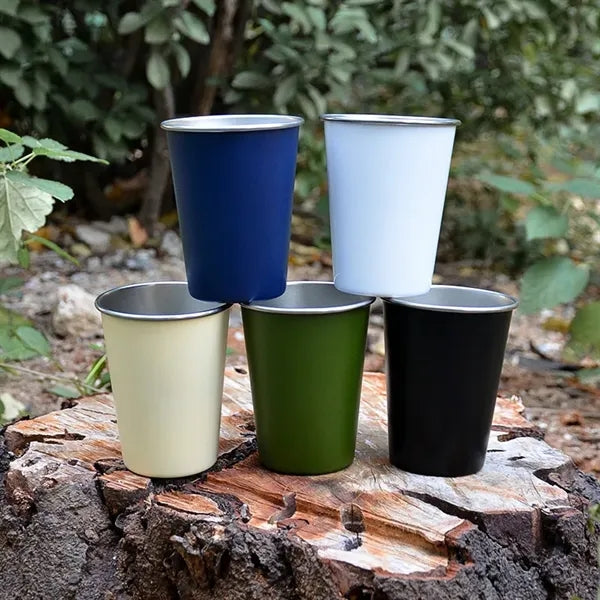 Stainless Steel Coffee Mug Outdoor Camping Beer Cup