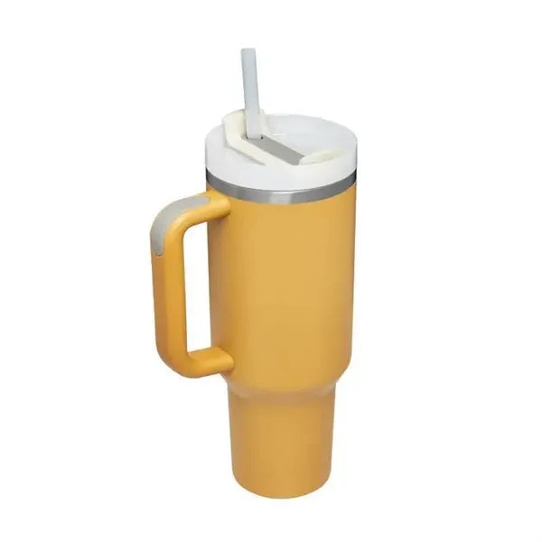 40oz Stainless Steel Vacuum Insulated Tumbler w/ Lid Straw