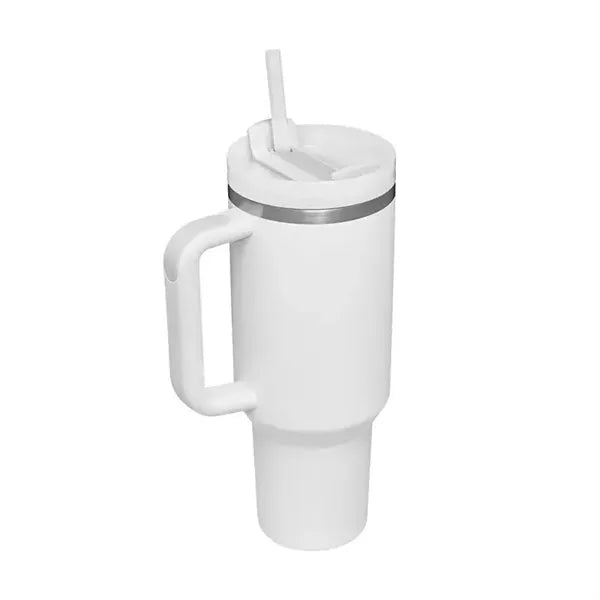 40oz Stainless Steel Vacuum Insulated Tumbler w/ Lid Straw