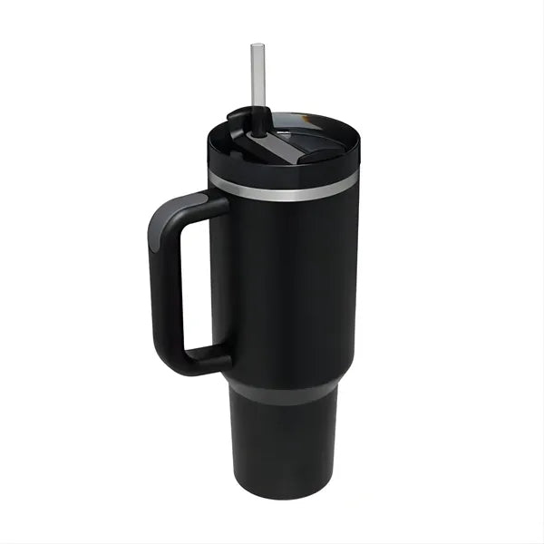 40oz Stainless Steel Vacuum Insulated Tumbler w/ Lid Straw