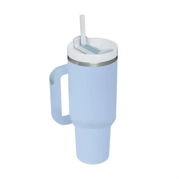 40oz Stainless Steel Vacuum Insulated Tumbler w/ Lid Straw
