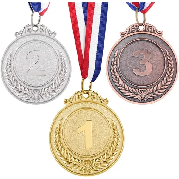 Gold Sliver Copper Winner Medals