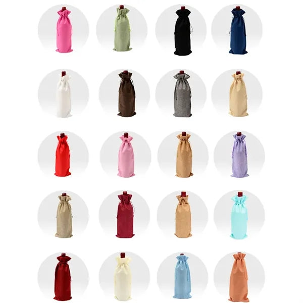 Linen Wine Bag