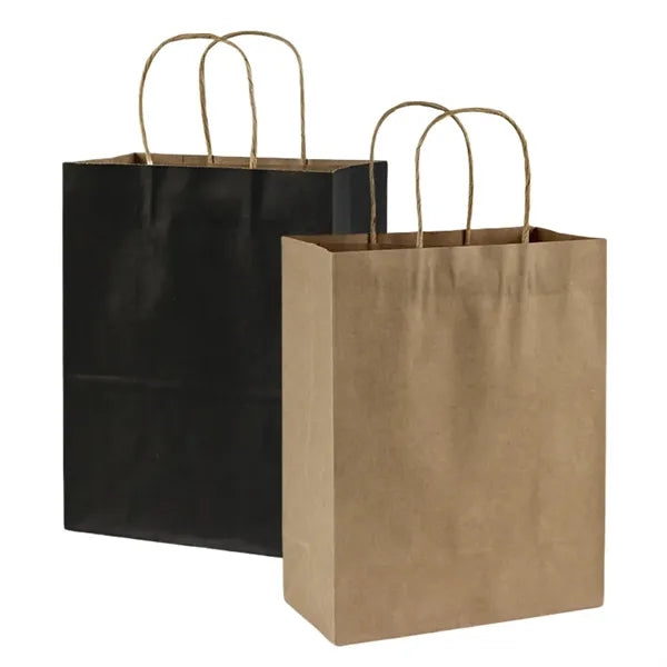 Kraft Paper Bags For Business Shopping Storage