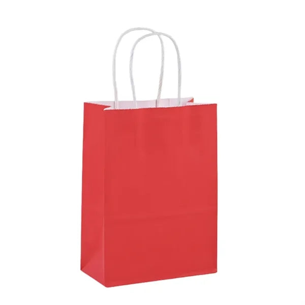Kraft Paper Bags For Business Shopping Storage