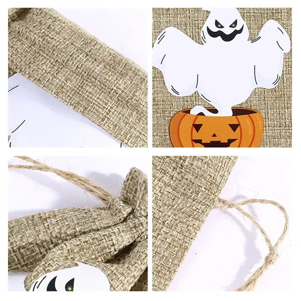 Halloween Burlap Gift Bags