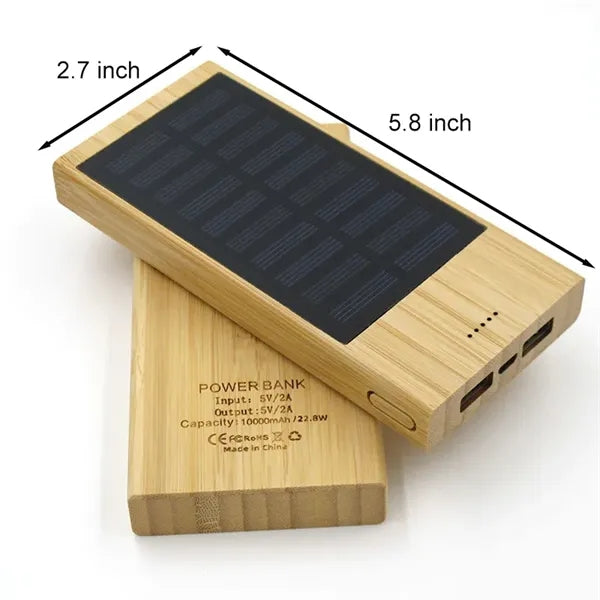 10000mah Power Bank Eco-Friendly Solar Panel