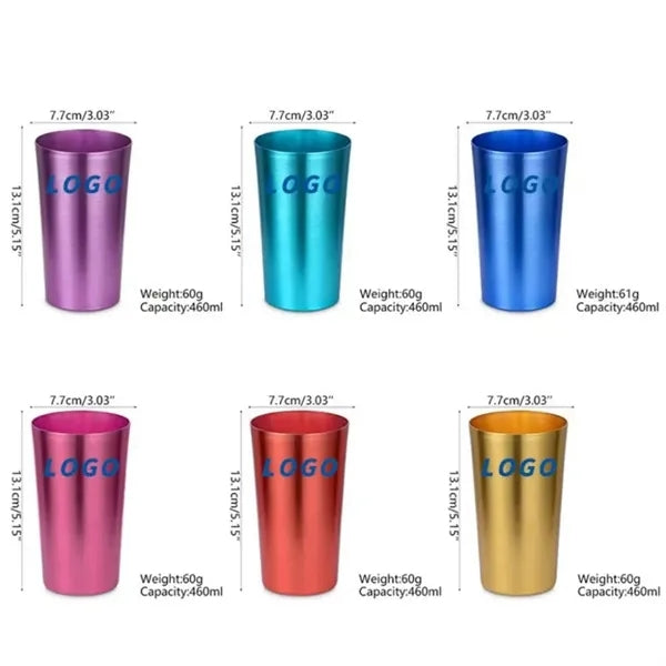 Aluminum Tumblers Metal Cups