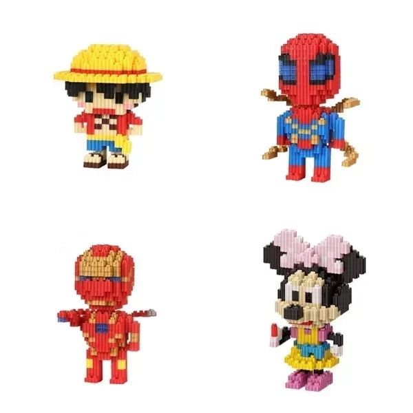 Puzzle Small Particle 3D Building Blocks Series