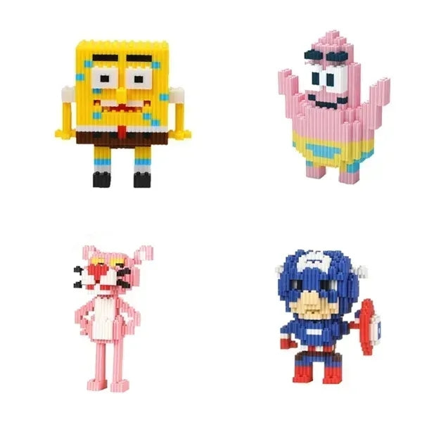 Puzzle Small Particle 3D Building Blocks Series