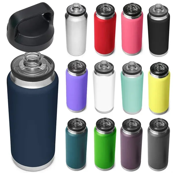 26oz Collapsible BPA Free Leak Proof Silicone Water Bottles
