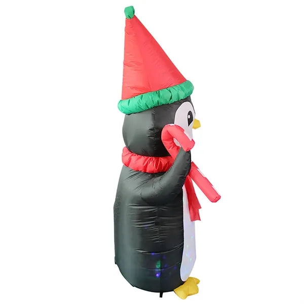 Christmas Inflatable Penguin with LED Lights Decoration