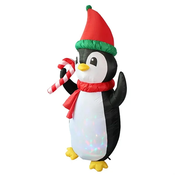 Christmas Inflatable Penguin with LED Lights Decoration