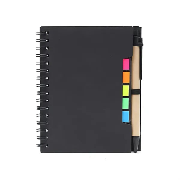 Notebooks With Sticky Notes Ballpoint Pens Set