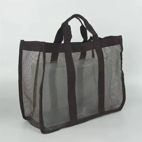 Polyester Mesh Shopping Beach Storage Bag