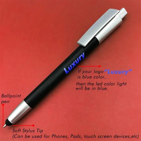 LED Light Stylus Ball Pen
