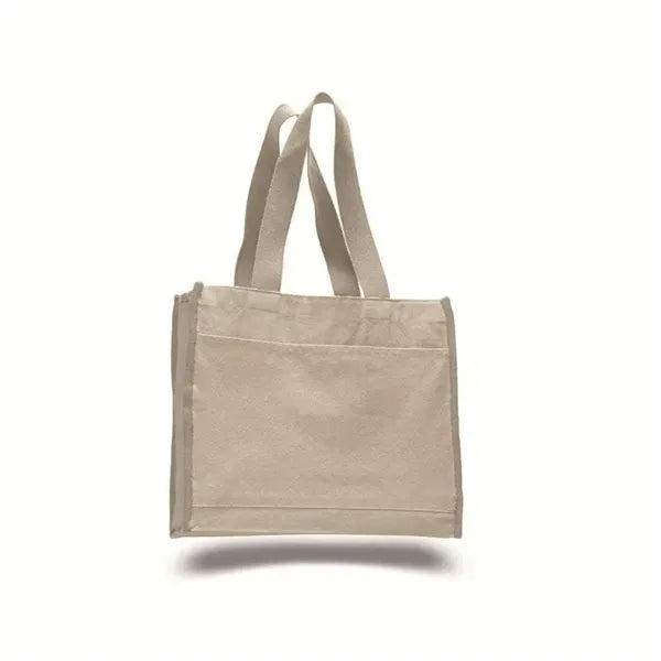 Cotton canvas grocery tote bag