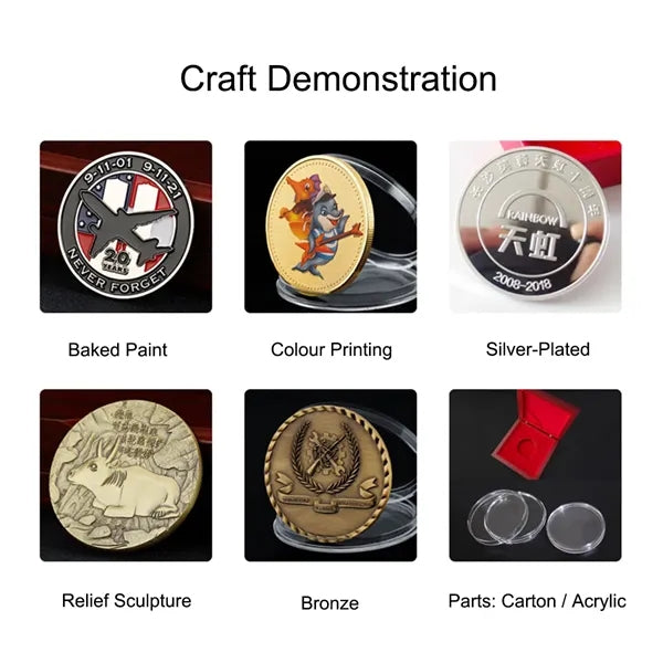 Baking Paint Metal Coins