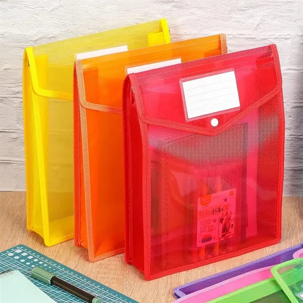 A4 Plastic Document Wallets