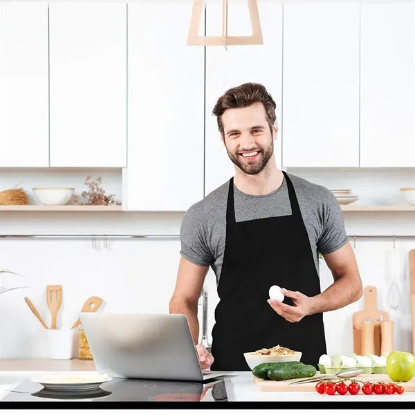 Unisex Black Aprons