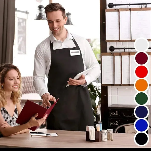 Unisex Black Aprons