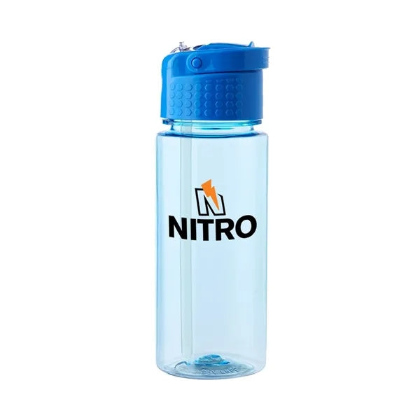 18 oz. Bonny Plastic Water Bottle (2 Color Imprint)
