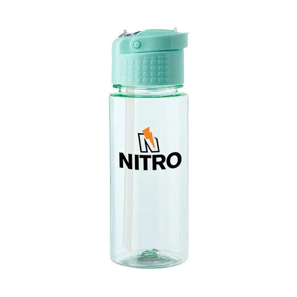 18 oz. Bonny Plastic Water Bottle (2 Color Imprint)