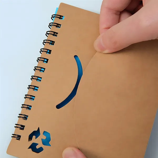 Kraft Paper Notebook Sticky Notes Set