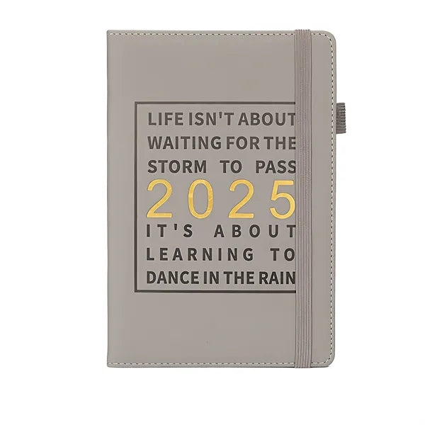 Leather Planner Notebook 2025 Academic With Elastic Band