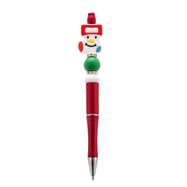 Silicone Beadable Pens Christmas Gifts School Supplies