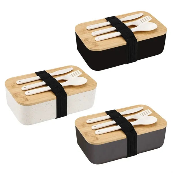 Bento Lunch Box with Tableware Set
