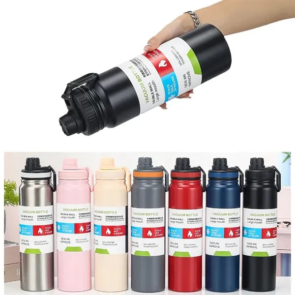 34oz Stainless Steel Vacuum Sport Water Bottle With Filter