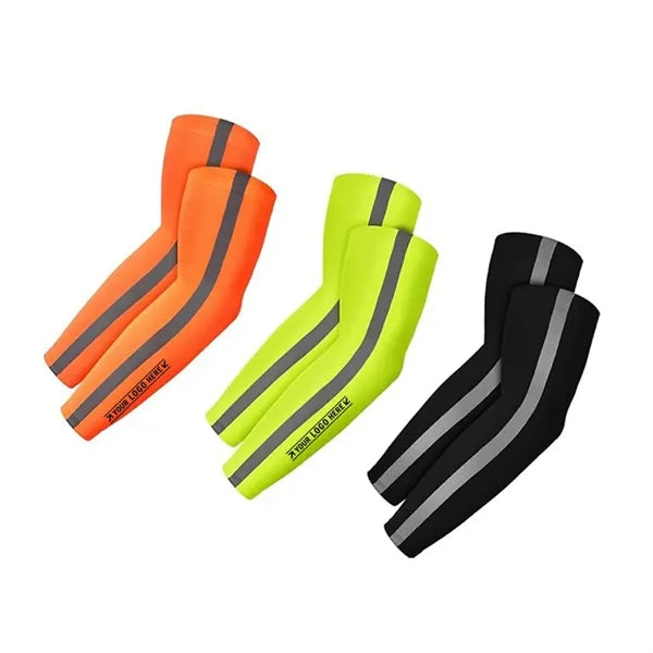 Reflective Strap Arm Sleeves For Outdoor Activities