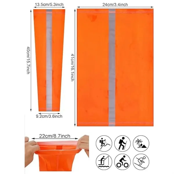 Reflective Strap Arm Sleeves For Outdoor Activities