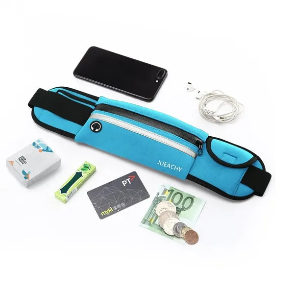 Waterproof Running Fanny Pack with Headphone Port