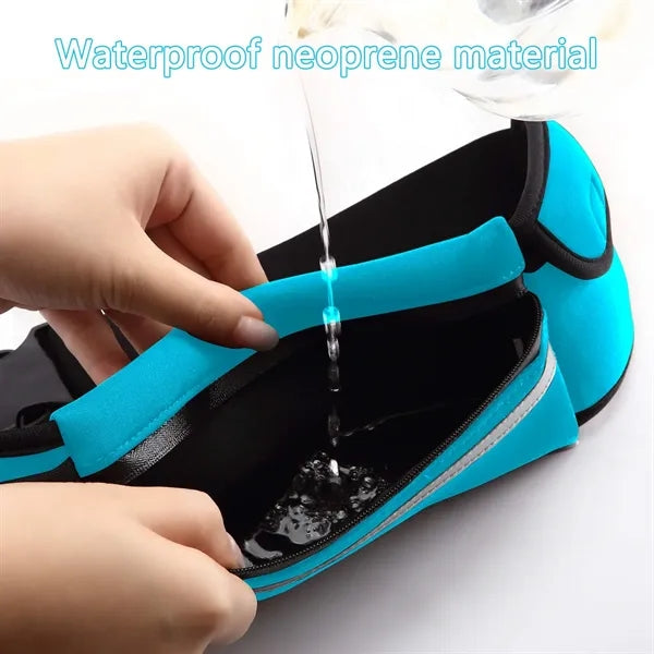 Waterproof Running Fanny Pack with Headphone Port