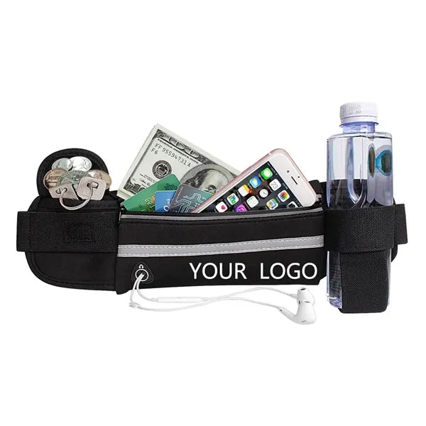 Waterproof Running Fanny Pack with Headphone Port