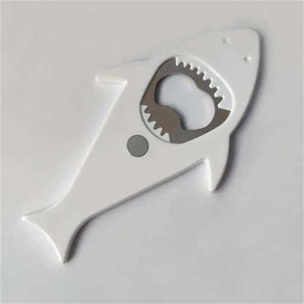 Sharp shape plastic bottle opener with magnet