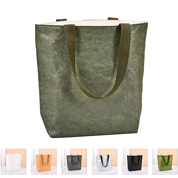 Eco-Friendly Dupont Paper Shopping Bag Grocery Tote Handbag
