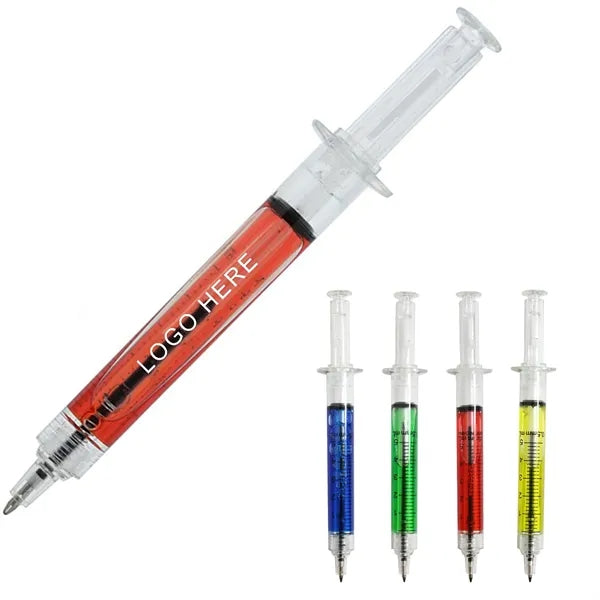 Retractable Novelty Syringe Pens
